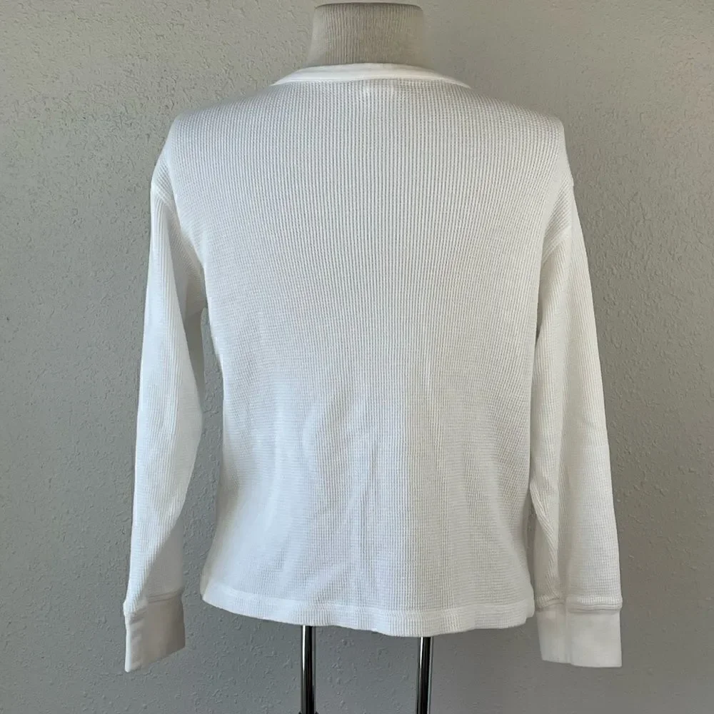 EUC Gymboree Kids White Long John Style Summit Patrol Long Sleeve Top 10